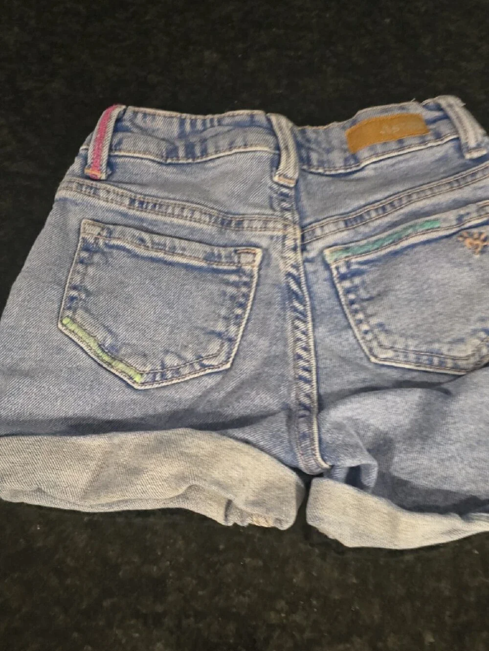 Kids Denim Shorts and Skirts Trio - Blue Size 7